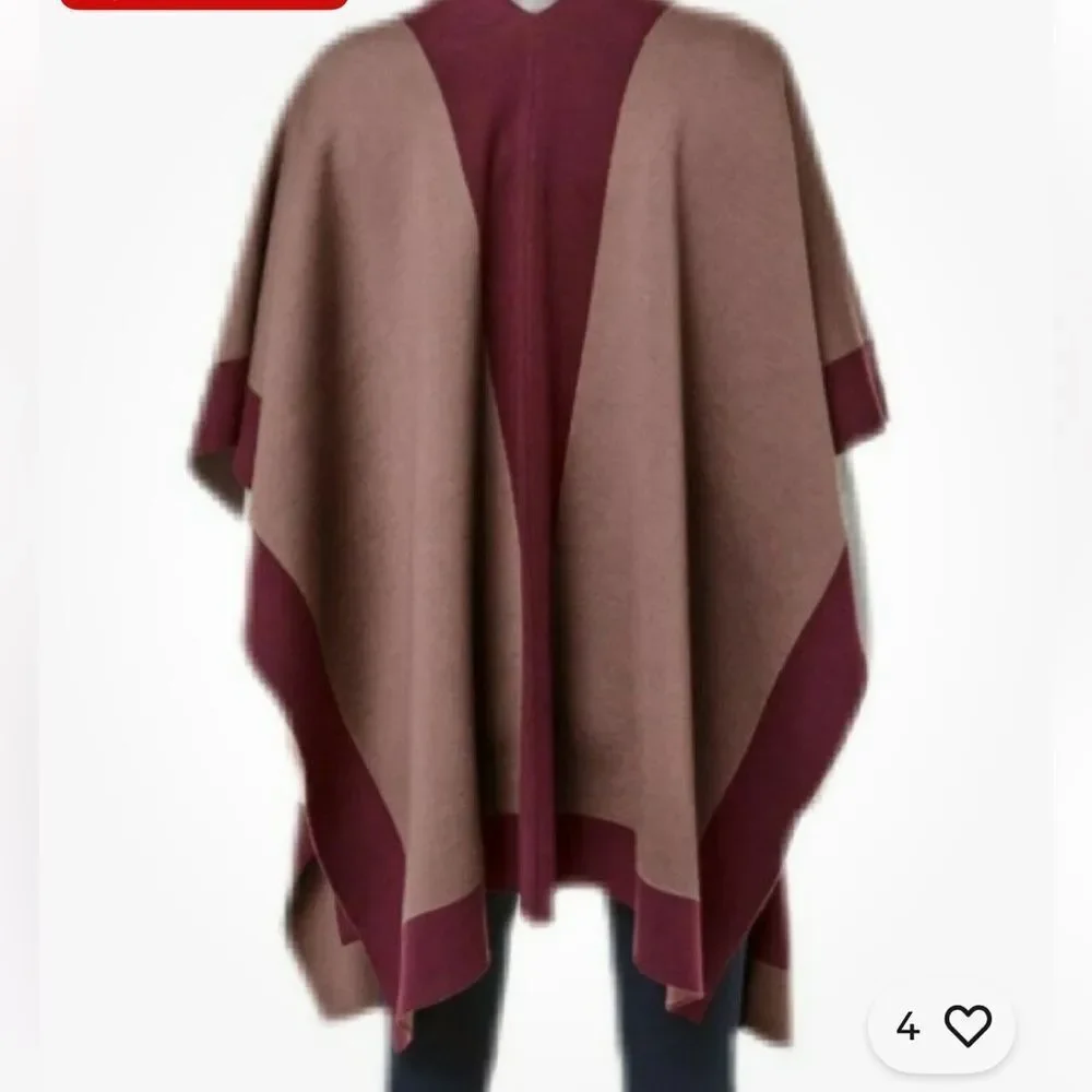 Lululemon Bundle Up Wrap shawl Merino wool in Spanish Oak Savanna